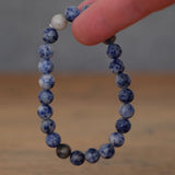 Blue Spot Jasper Crystal Bracelet