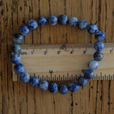 Blue Spot Jasper Crystal Bracelet