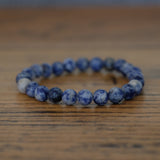 Blue Spot Jasper Crystal Bracelet