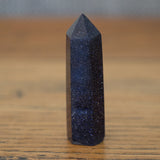 Blue Goldstone Crystal Tower