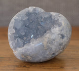 Blue Celestite Crystal Heart Cluster