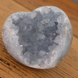 Blue Celestite Crystal Heart Cluster