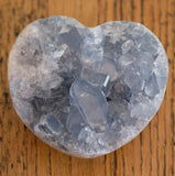 Blue Celestite Crystal Heart Cluster