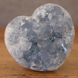 Blue Celestite Crystal Heart Cluster