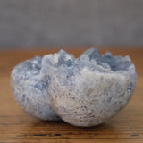 Blue Celestite Crystal Heart Cluster