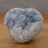 Blue Celestite Crystal Heart Cluster