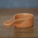 Orange Ceramic Incense and Resin Burner