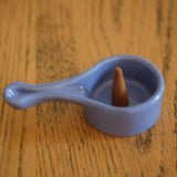 Blue Ceramic Incense and Resin Burner