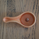 Orange Ceramic Incense and Resin Burner