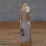 Cherry Blossom Agate Crystal Tower
