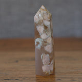 Cherry Blossom Agate Crystal Tower