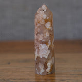 Cherry Blossom Agate Crystal Tower