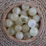 Citrine Round Crystal Tumbled Stones