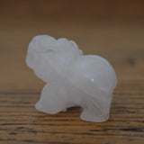 Clear Quartz Crystal Elephant