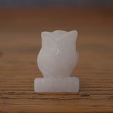 Clear Quartz Crystal Owl