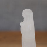 Clear Quartz Crystal Virgin Mary