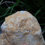 Clear Quartz Crystal Geode Pair