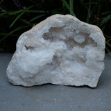 Clear Quartz Crystal Cut Pair Geode