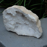 Clear Quartz Crystal Cut Pair Geode