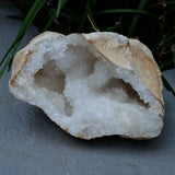Clear Quartz Crystal Cut Pair Geode