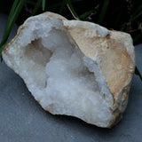 Clear Quartz Crystal Cut Pair Geode