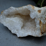 Clear Quartz Crystal Cut Pair Geode