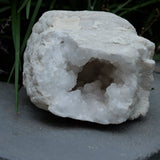 Clear Quartz Crystal Cut Pair Geode
