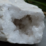 Clear Quartz Crystal Cut Pair Geode