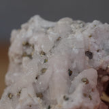 Clear Quartz with Pyrite Crystal Cluster