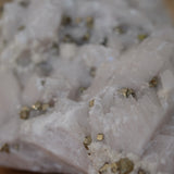 Clear Quartz with Pyrite Crystal Cluster