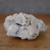 Clear Quartz with Pyrite Crystal Cluster