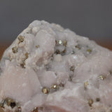 Clear Quartz with Pyrite Crystal Cluster