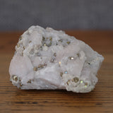 Clear Quartz with Pyrite Crystal Cluster