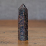 Garnet in Arfvedsonite Crystal Tower