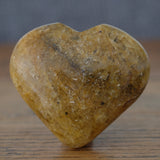 Golden Healer Quartz Crystal Heart