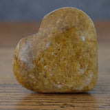 Golden Healer Quartz Crystal Heart