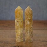 Golden Healer Quartz Crystal Tower