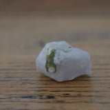 Green Tourmaline in Quartz Mini Raw Rough Crystal Chunks