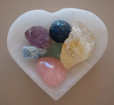 Heart Selenite Charging Bowl