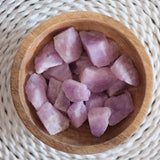 Kunzite Raw Rough Crystal Chunk