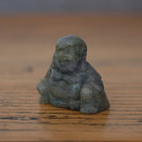 Labradorite Crystal Laughing Buddha