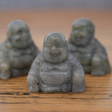 Labradorite Crystal Laughing Buddha