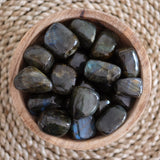 Labradorite Dark Crystal Tumbled Stone