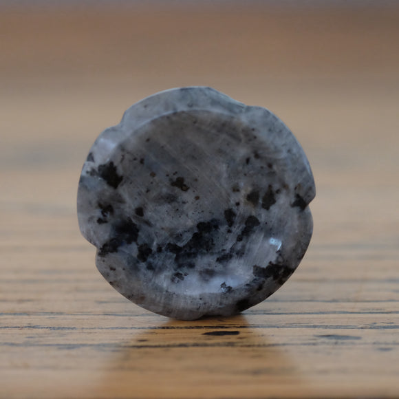 Labradorite Flower Crystal Worry Stone