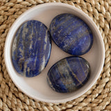 Lapis Lazuli Crystal Palm Stone