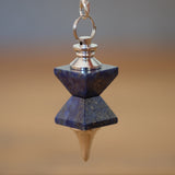 Lapis Lazuli Crystal Pyramid Pendulum