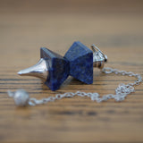 Lapis Lazuli Crystal Pyramid Pendulum