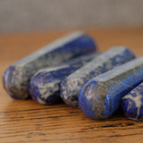 Lapis Lazuli Faceted Crystal Massage Wand