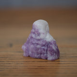 Lepidolite Crystal Laughing Buddha