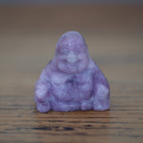 Lepidolite Crystal Laughing Buddha